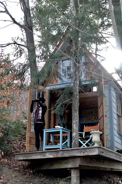 Gabriela Stanciu explores from the treehouse - MOLLY STANCIU