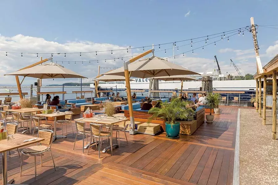 The Spot on the Dock on the Burlington Waterfront - OLIVER PARINI