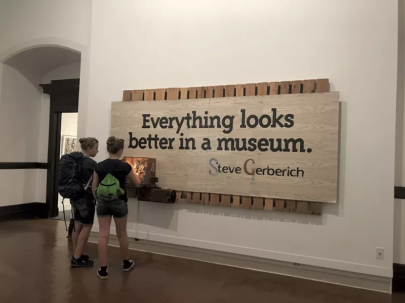 Maverick and Gabriela explore the Brattleboro Museum - BRETT STANCIU