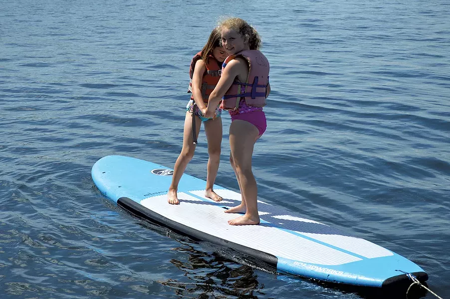 Little Guppies campers at Burlington's Community Sailing Center - COURTESY OF COMMUNITY SAILING CENTER
