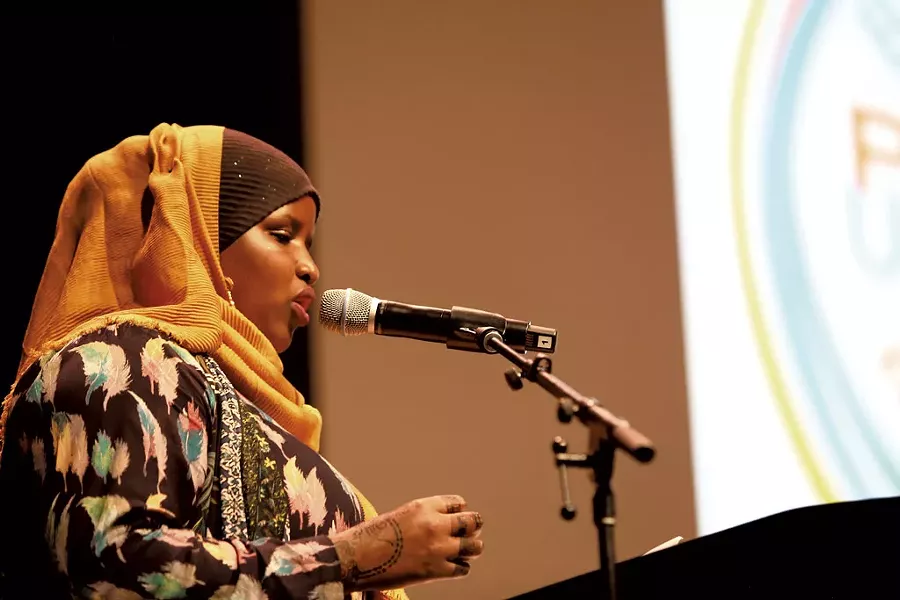 Parent speaker Ishno Ibrahim - COURTESY OF BURLINGTON SCHOOL DISTRICT
