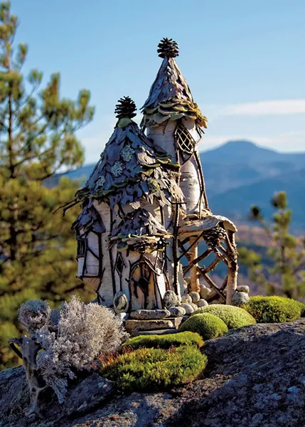 Smith's Adirondack Faerie Lodge - COURTESY OF SALLY J. SMITH/GREENSPIRIT ARTS