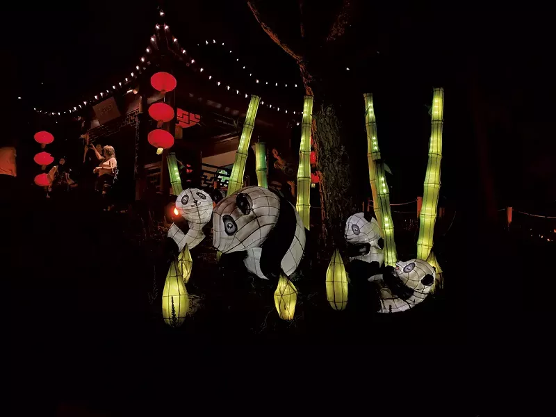 Scenes from the Montréal Botanical Garden's Jardins de Lumière show - ALISON NOVAK