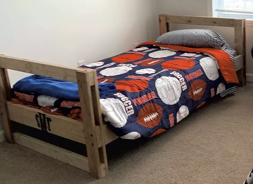A finished bed - GLENN RUSSELL