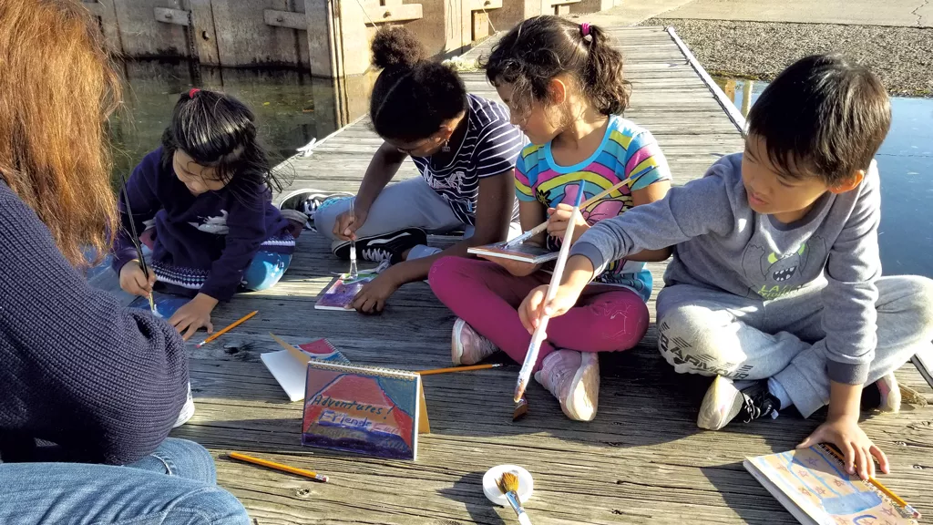Students create adventure journals