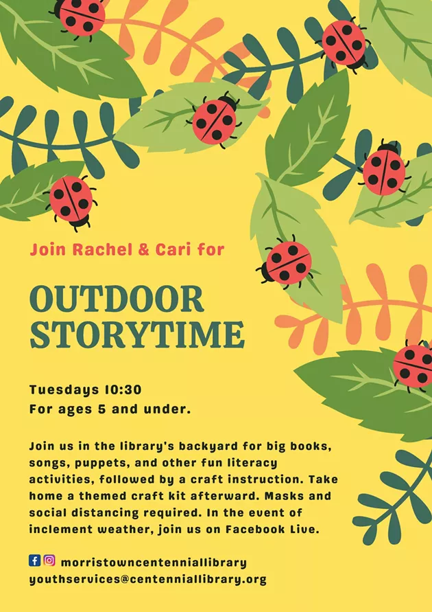 Outdoor Story Time Morristown Centennial Library Library & Books