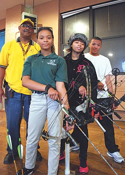 Eric Tomlinson with his future college students.