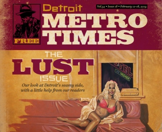 PAINTING FOR METRO TIMES BY SLAW.