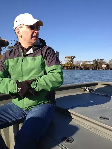 The Sierra Club's Brad van Guilder show us problems near DTE's River Rouge Power Plant