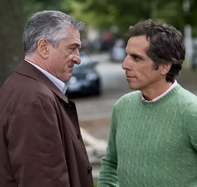 Thin gruel: Robert De Niro and Ben Stiller in Little Fockers.