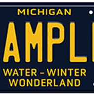 Michigan brings back retro ‘Water-Winter Wonderland’ license plate