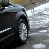 Mound Road has more craters than the surface of the moon as evidenced by this YouTube video