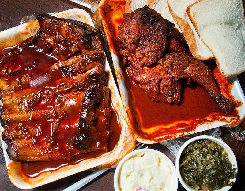 Parks Old Style Bar-B-Q. - TOM PERKINS