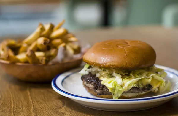 A burger from Lovers Only. - TOM PERKINS