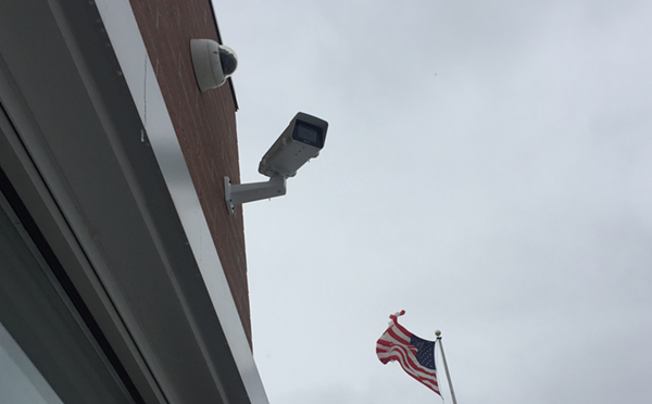 Project Green Light camera at a McDonald’s on Eight Mile Road in Detroit. - VIOLET IKONOMOVA
