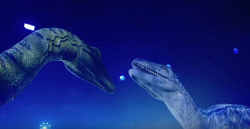 Still from Jurassic World Live's official trailer - YOUTUBE/SCREEN GRAB