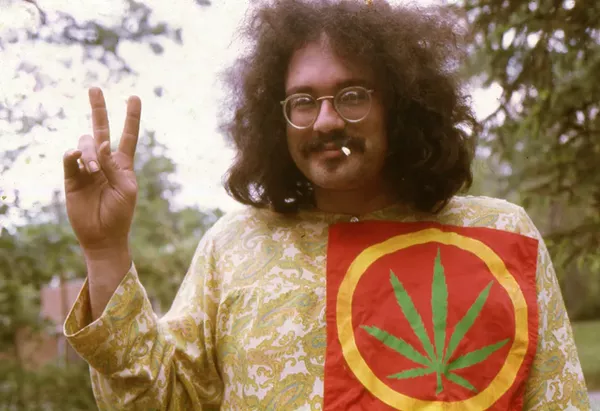 John Sinclair in Ann Arbor in 1968. - LENI SINCLAIR