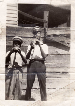 Charlie Gabriel on the left, a few years before he first tried marijuana. - COURTESY OF LARRY GABRIEL