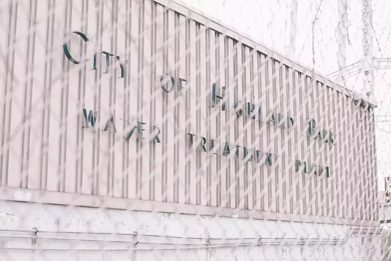 Highland Park’s former water treatment facility. - FATIMA SYED
