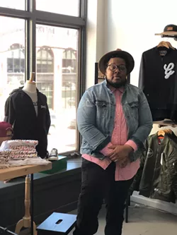Oaklin Mixon at GoodBoy Clothing. - PATRICK HAYES