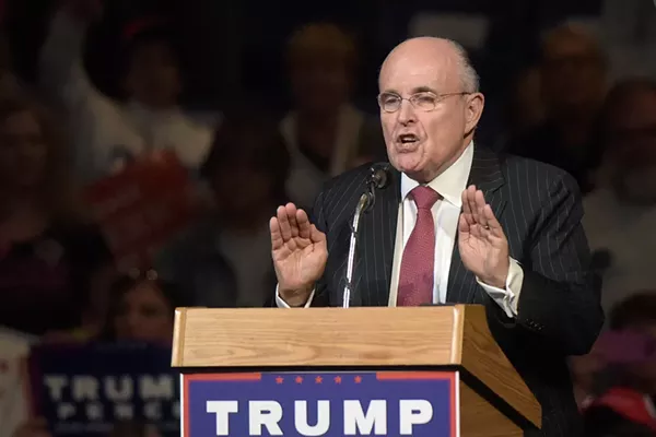 Trump’s personal lawyer, Rudy Giuliani. - MATT SMITH PHOTOGRAPHER/SHUTTERSTOCK.COM