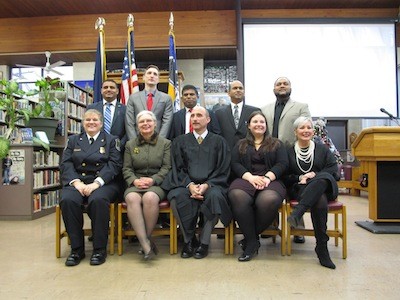 Hamtramck officials pose for a photo.