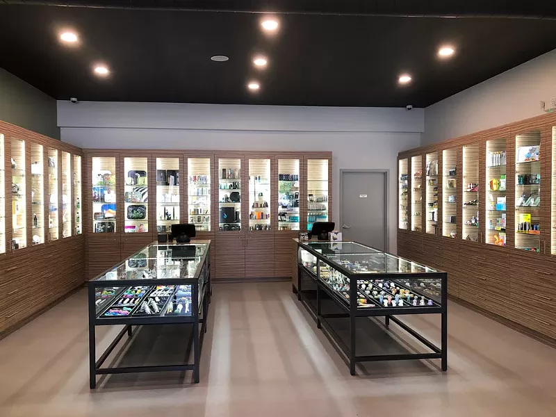 Wares for sale at Ferndale’s new LIV provisioning center. - JACK ROSKOPP