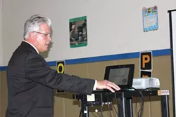 HIGHLAND PARK SCHOOL DISTRICT EMERGENCY MANAGER STEVEN SCHILLER. PHOTO/CURT GUYETTE.