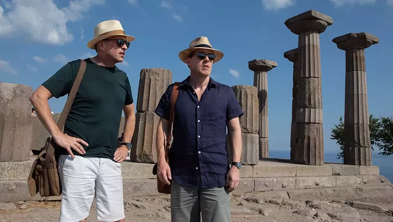 Steve Coogan and Rob Brydon in The Trip to Greece. - ANDY HALL/SKY