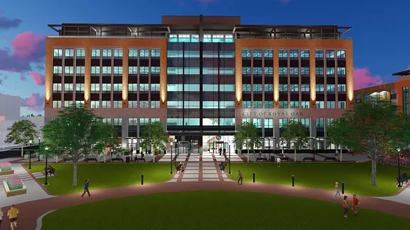 A rendering of the proposed Royal Oak City Center development. - COURTESY PHOTO