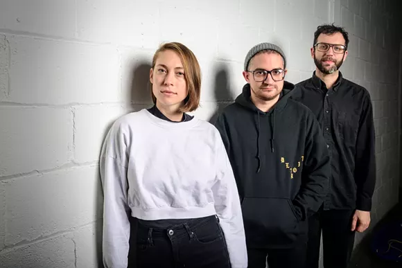 Anna Burch, Matt Rickle, and Adam Pressley - PHOTO BY DOUG COOMBE