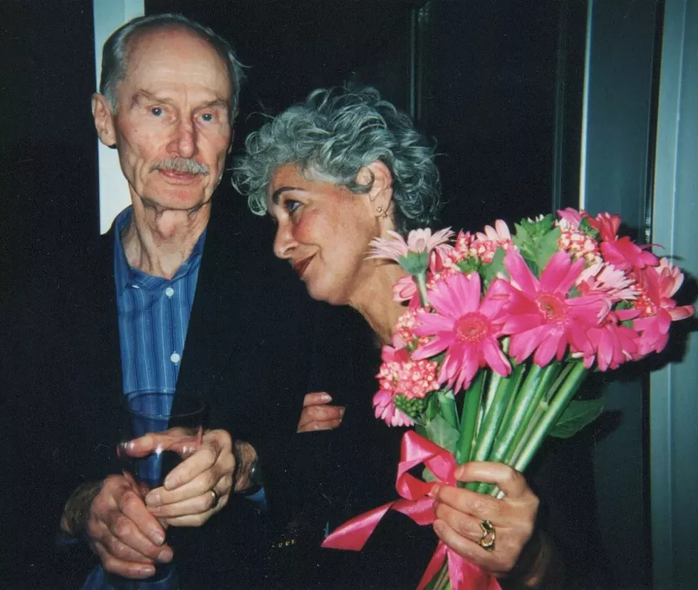 Susanne Hilberry with artist Richard Artschwager at the opening of her gallery at 700 Livernois in Ferndale, 2002. - COURTESY SUSANNE HILBERRY GALLERY