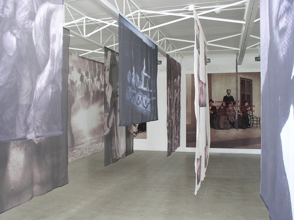 Carrie Mae Weems' exhibition The Hampton Project, February 2004. - COURTESY SUSANNE HILBERRY GALLERY