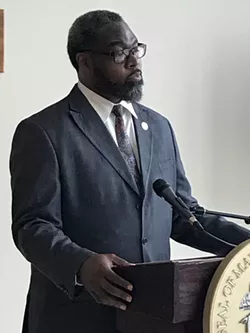 Detroit City Councilman James Tate. - LARRY GABRIEL