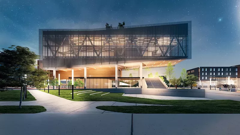 As part of its $100 million Racial Equity and Justice Initiative commitment, Apple is supporting the launch of the Propel Center (rendering above), an innovation hub for the entire HBCU community that will provide curriculum, internships, and mentorship opportunities. - APPLE