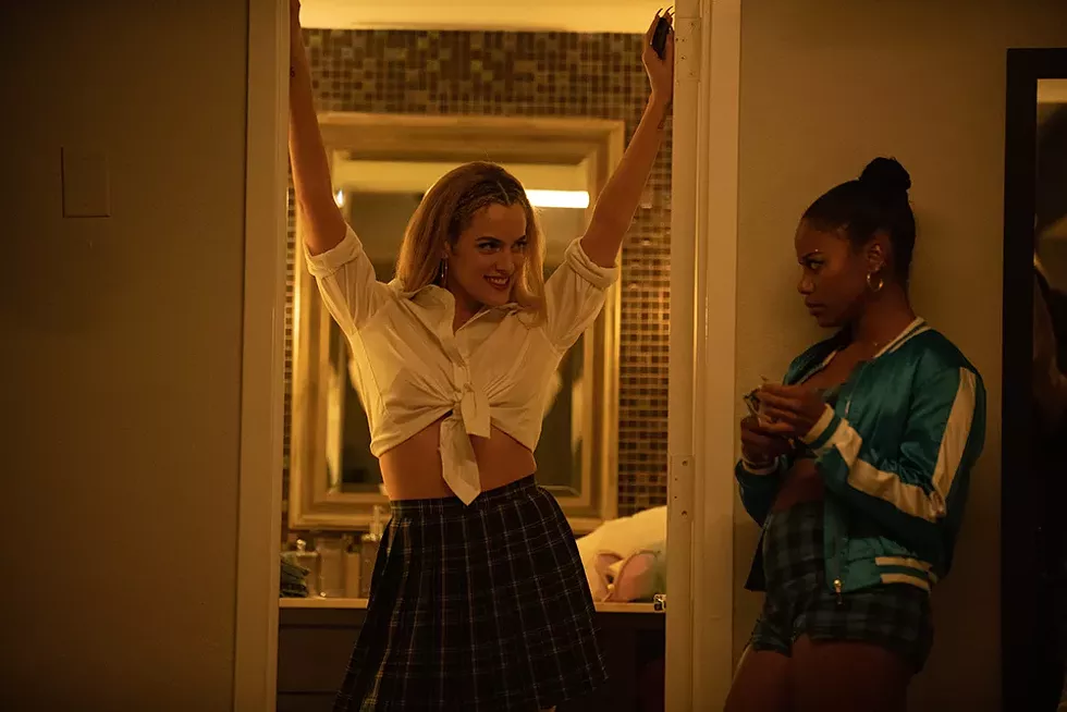 Riley Keough and Taylour Paige. - PHOTO BY ANNA KOORIS, A24