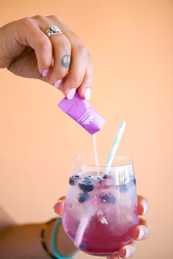 Tastebudz developed ebb, a powder containing THC. - COURTESY PHOTO