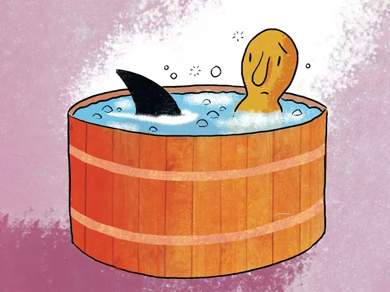 "There were eight other people in the hot tub and the jets were on so no one else saw what was going on 'under the water.'" - JOE NEWTON