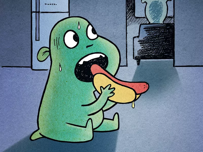 "You don't need to feel bad about the dick you're eating at work." - JOE NEWTON