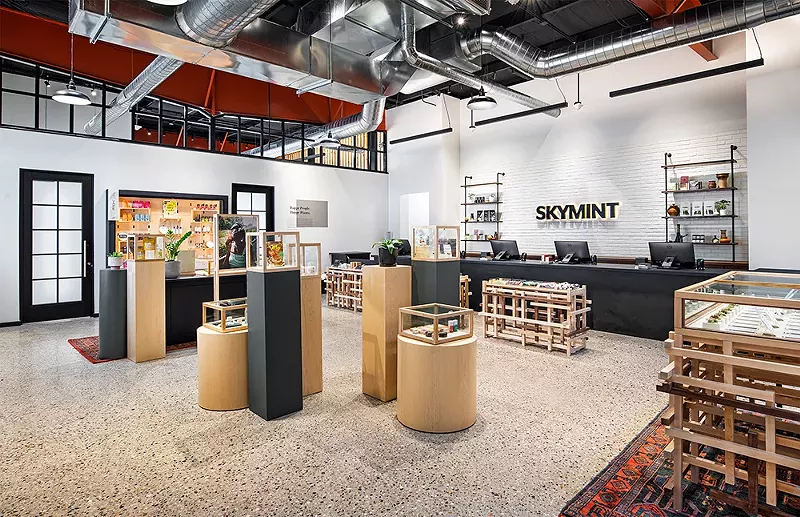 The interior of a Skymint cannabis dispensary. - COURTESY PHOTO