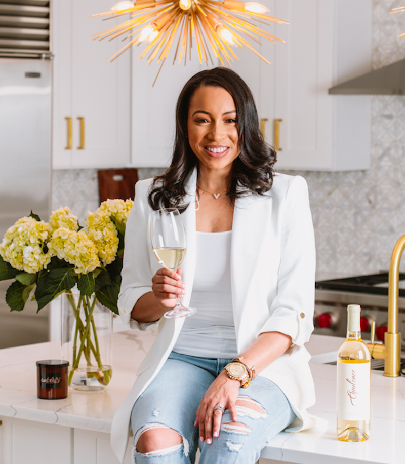 Dr. LaToya Thompson will launch Opulence Wine, a luxury wine brand on Oct. 7. - REBBECCA SIMONOV
