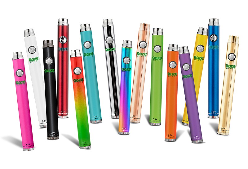 Ooze's stylish Slim Twist vape pens are among the most popular on the market. - COURTESY OF OOZE
