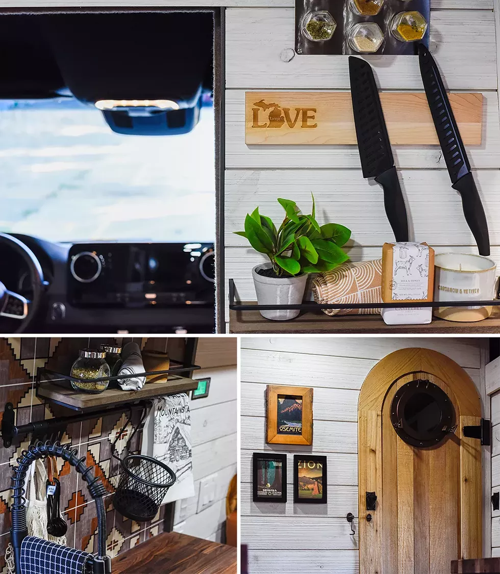 Drifter Vans does custom camper van conversions that feel like a small cottage on wheels. - KELLEY O’NEILL