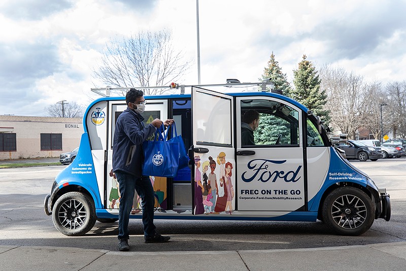 Ford is launching an autonomous fresh food delivery pilot in Southwest Detroit. - COURTESY OF FORD MOTOR CO.