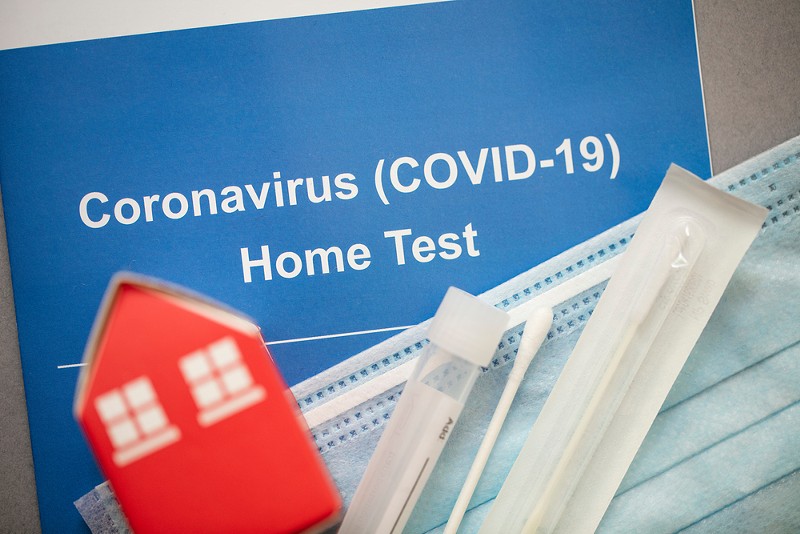 You can now order COVID-19 tests at home, which must be delivered directly to your door.  - SHUTTERLOCK
