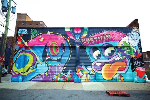 Eastern Market mural by Patch Whisky and Ghostbeard. - DANIEL ISLEY