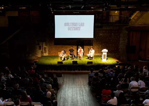 Culture Lab Detroit dialogue 2016 at the Jam Handy in 2016. - BRUNO VANZIELEGHEM