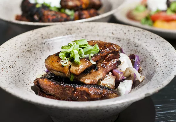 Pork belly - PHOTO BY TOM PERKINS