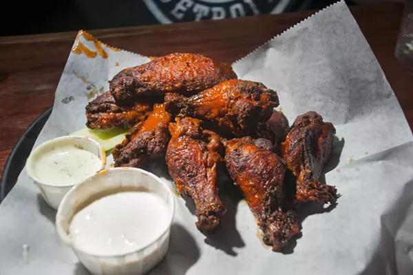 Wings from Sweetwater Tavern. - TOM PERKINS
