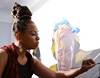 Detroit artist Sydney James is set to debut her first solo show